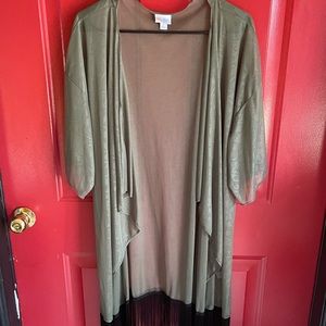 Lula Roe Cover Up. Size L. Never worn.